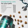 Calming Chews for Dogs Anxiety Relief 130 Chews Hemp Calming Chews for Dogs with Valerian Root Hemp Seed Oil Turmeric L Theanine Soft Treats for Storm
