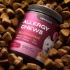 Dog Allergy Relief Chews Dog Itching Skin Relief Anti Itch for Dogs Dog Itch Relief Chews Hot Spot Treatment Seasonal Allergy Support Supplement Aller