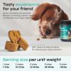 Calming Chews for Dogs Anxiety Relief 130 Chews Hemp Calming Chews for Dogs with Valerian Root Hemp Seed Oil Turmeric L Theanine Soft Treats for Storm